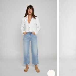 Oliver Logan Aberdeen Wide Leg Jeans in Light Worn Indigo Size 30